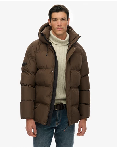 Superdry - Hooded 5 Baffle Sports Puffer