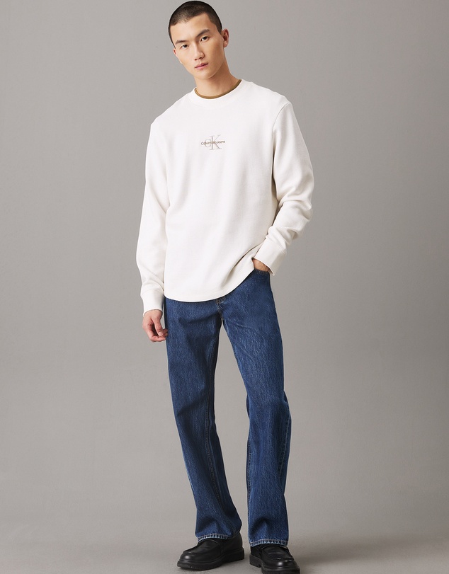 Calvin Klein Jeans - Long Sleeve Waffle T-Shirt