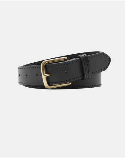 Buckle - Wyoming. Australian Made Buffalo Leather Belt. 35mm width.