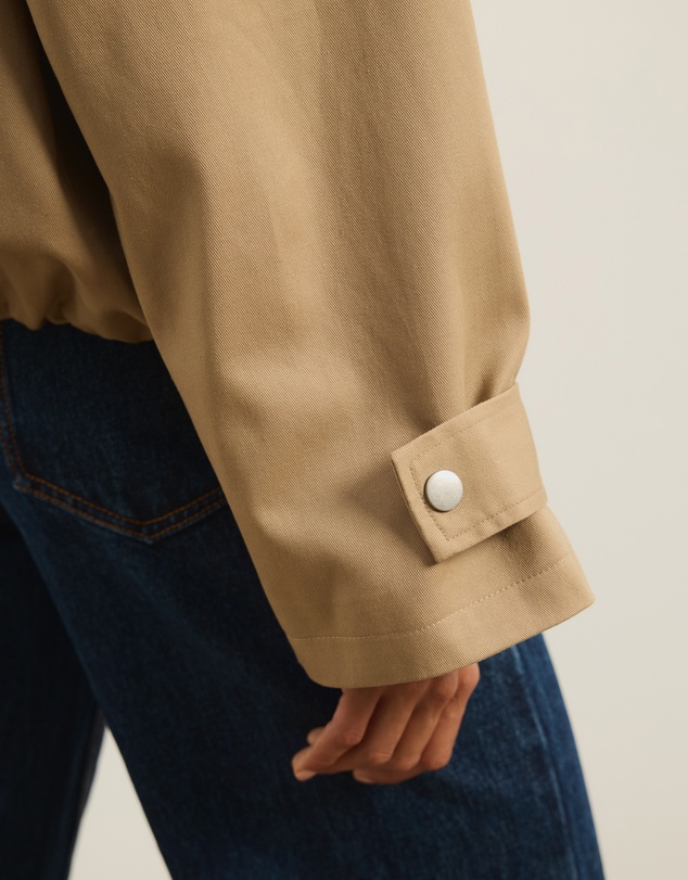 Atmos&Here - Taya Funnel Neck Twill Bomber