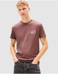 Tommy Jeans - Regular Sign Backprint Short Sleeve T-Shirt