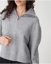 Forcast - Marnie Half Zip Jumper