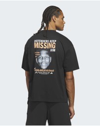 adidas Performance - Anthony Edwards Face Graphic T-Shirt Mens