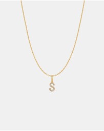 Ania Haie - Ania Haie Gold Letter S Initial Necklace