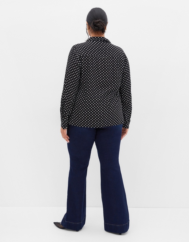 City Chic - Hesper Mews Spot Shirt