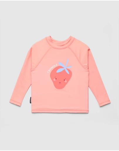 Crywolf - BABY RASH VEST Summer Strawberry