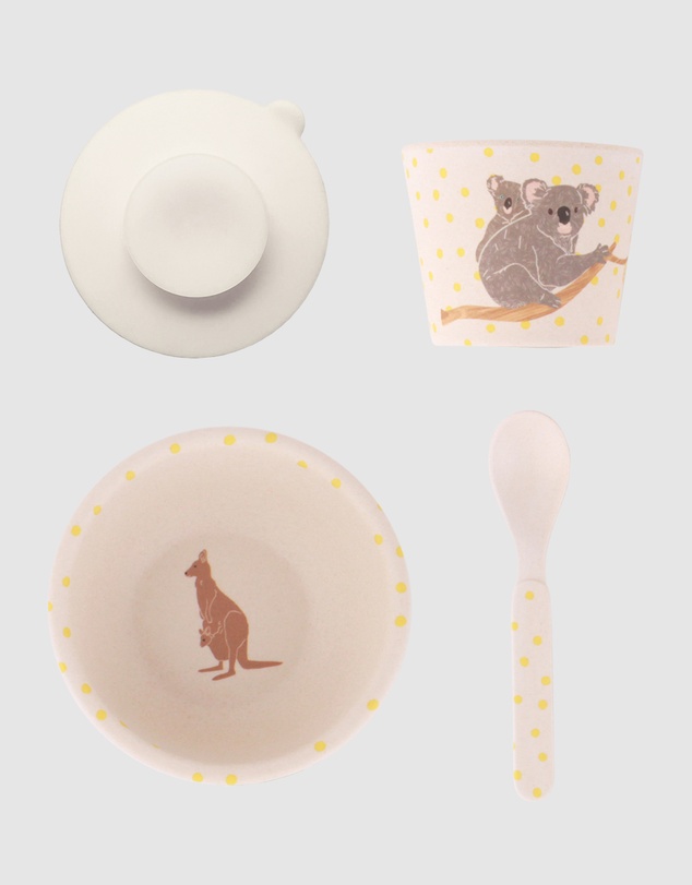 Love Mae - Bamboo Baby Feeding Set
