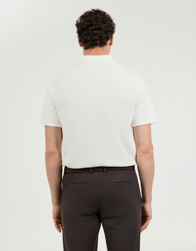 Tarocash - Javier Textured Zip Polo