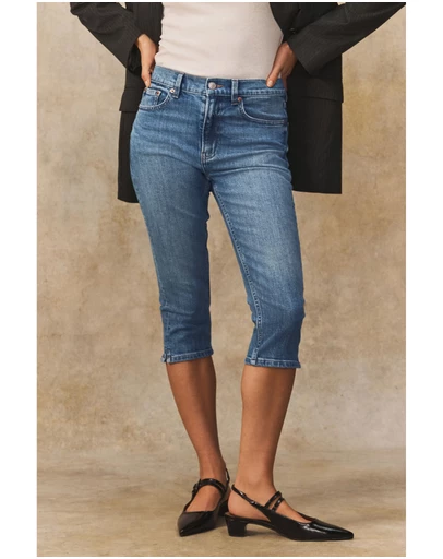 NEXT - Denim Capri Pedal Pusher Shorts