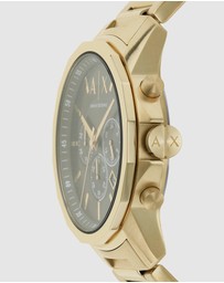 Armani Exchange - Gold-Tone Chronograph Watch