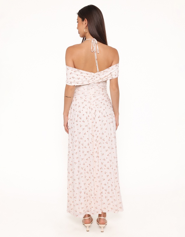 Petal & Pup - Mayven Maxi Dress - White Ditsy