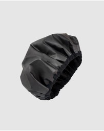 Shhh Silk - Shhh Silk Mulberry Silk-Lined Shower Cap - Black