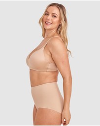 Bras N Things - Body Bliss Wirefree Full Cup Bra - Nude