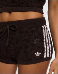 adidas Originals - Knitted Crochet Shorts