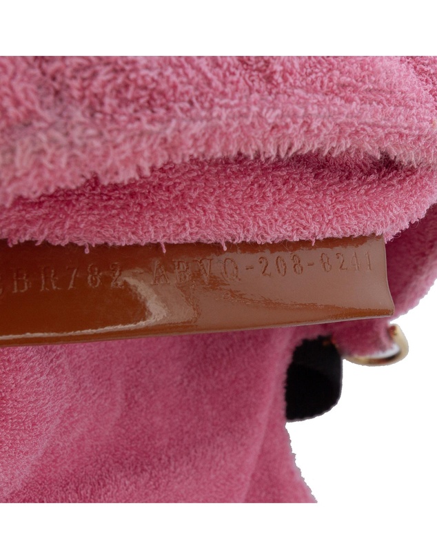 Pre-Loved by Azura Reborn - Pre-Loved Embossed Terry Cloth FF 1974 Convertible Belt Baguette