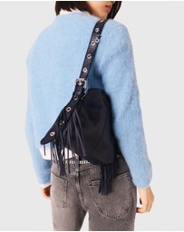 Maje - Miss M Mini Naplack Handbag
