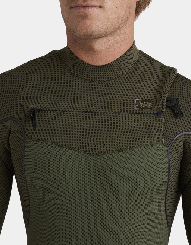 Billabong - Mens 3/2mm Furnace Natural Chest Zip Wetsuit