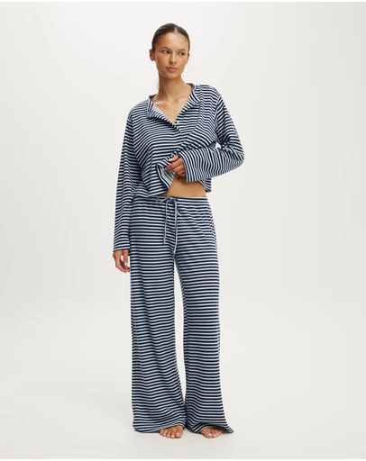 Cotton On Body - Super Soft Waffle Wide Leg Pant