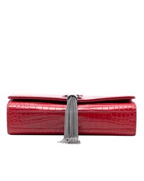 Pre-Loved by Azura Reborn - Pre-Loved Small Embossed Leather Kate Tassel Crossbody
