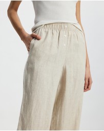 White By FTL - Robin Linen Pants