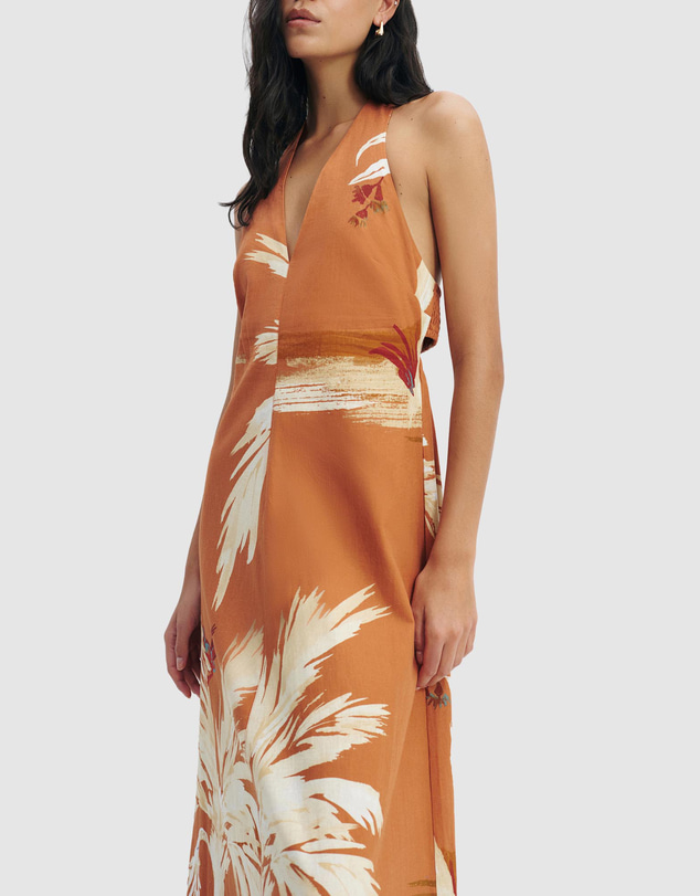Aje Studio - Sol Halter Maxi Dress