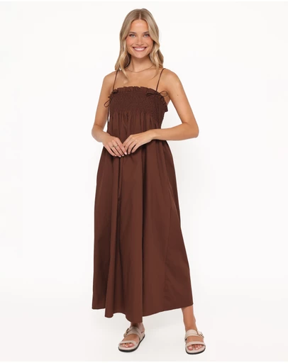 Petal & Pup - Josie Maxi Dress - Brown