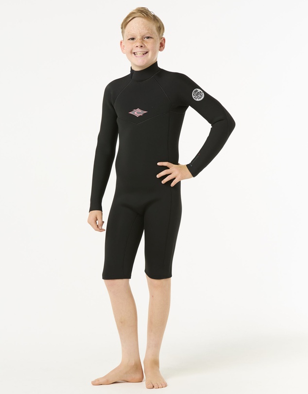 Rip Curl - Kids Dawn Patrol Long Sleeve 2mm Back Zip Spring Suit Wetsuit