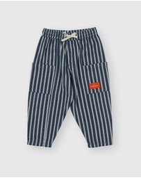 Goldie + Ace - Railroad Stripe Kit Pocket Pants - Babies-Kids