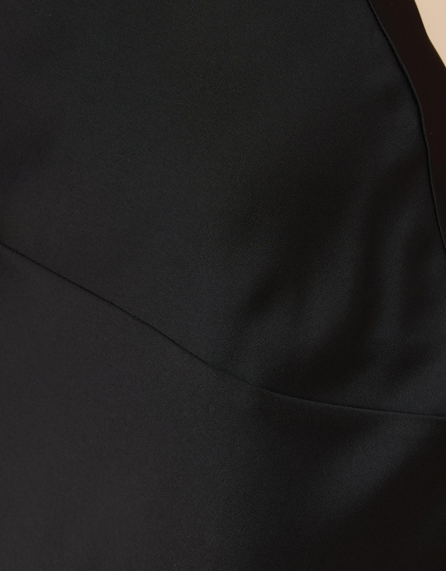 CHANCERY - Hallie Satin One Shoulder Drape Maxi Dress