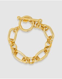 Nialaya Jewellery - Women's Chunky T-Bar Bracelet