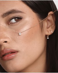 SAINT VALENTINE - Saint Mini Hoops - Gold - ICONIC EXCLUSIVE