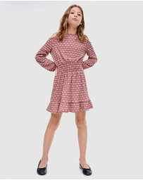 M.N.G - Greenc Dress - Kids-Teens