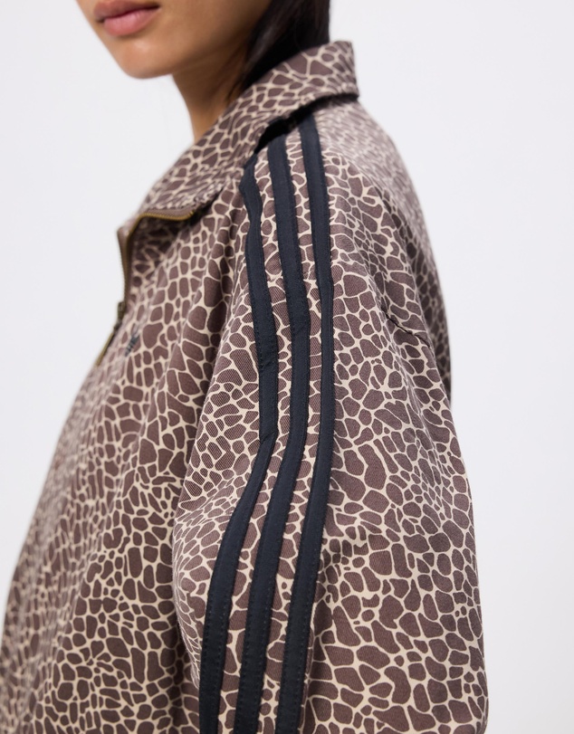 adidas Originals - Firebird Oversized Allover Print Denim Jacket
