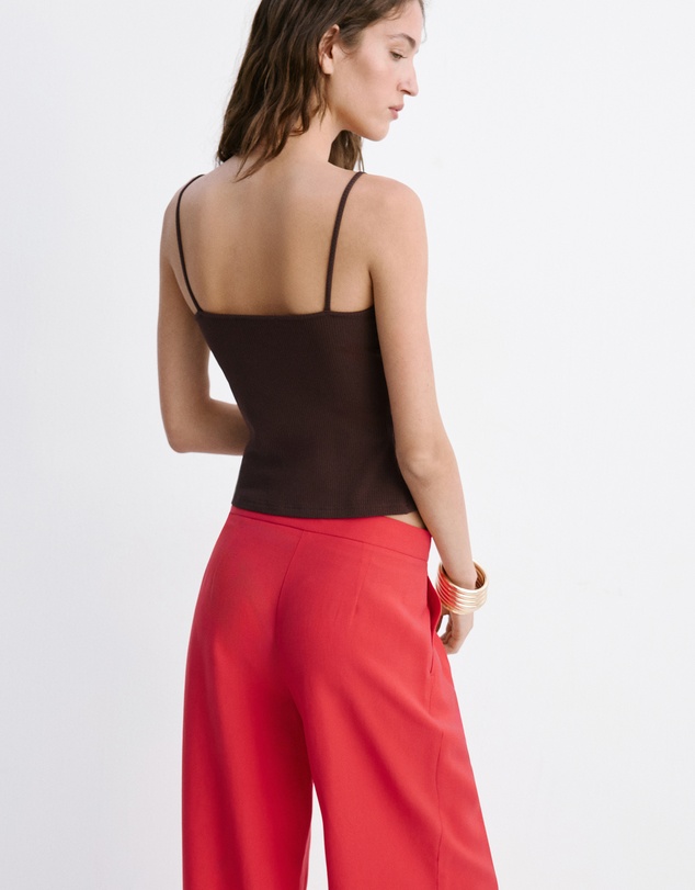M.N.G - Fitted Top with Lace Detail