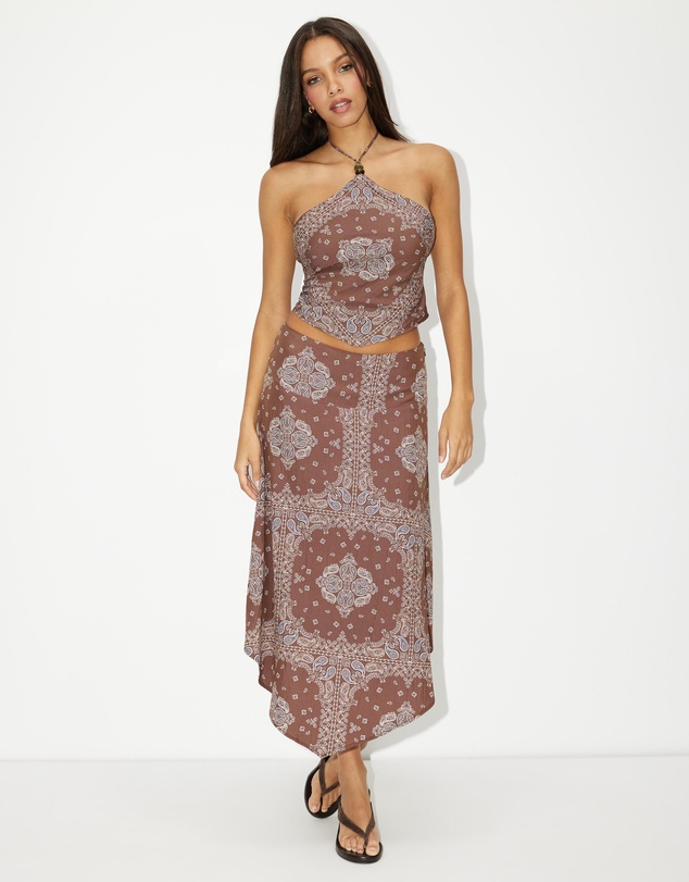Dazie - Vacay Midi Skirt
