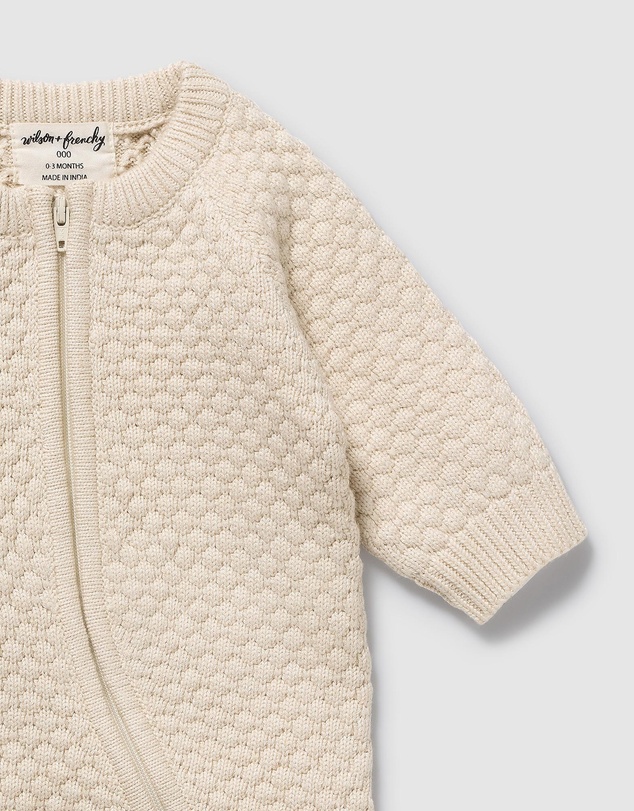 Wilson & Frenchy - Organic Knitted Bubble Growsuit - Babies