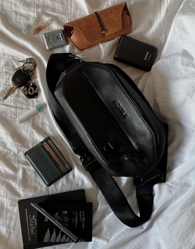 Aquila - Montoro Leather Belt Bag
