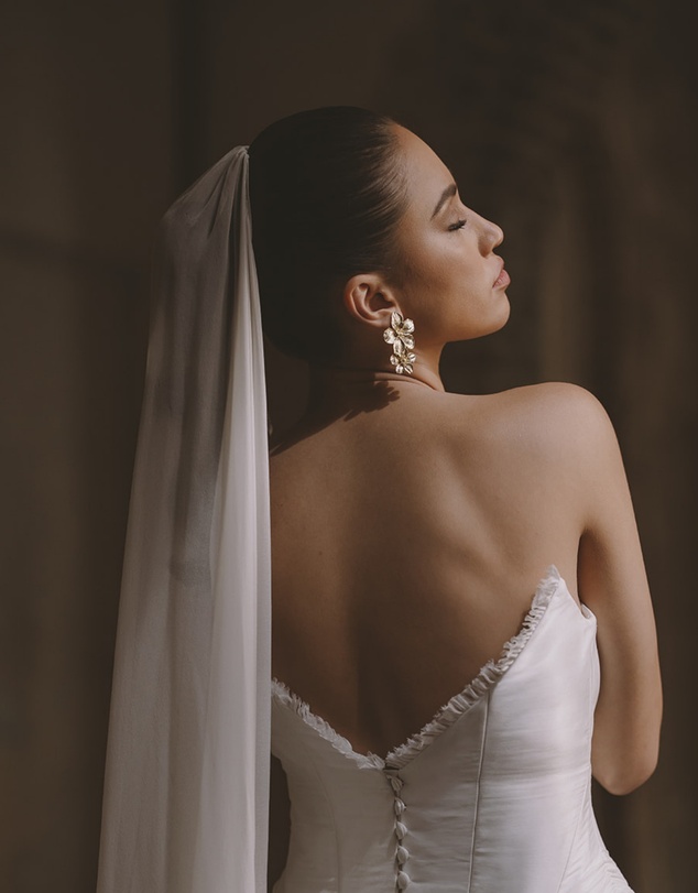 Moira Hughes - The White Label - Lisa Flower Earrings