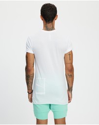 Surrounded By Ghosts - Onyx Slim Cotton T-Shirt