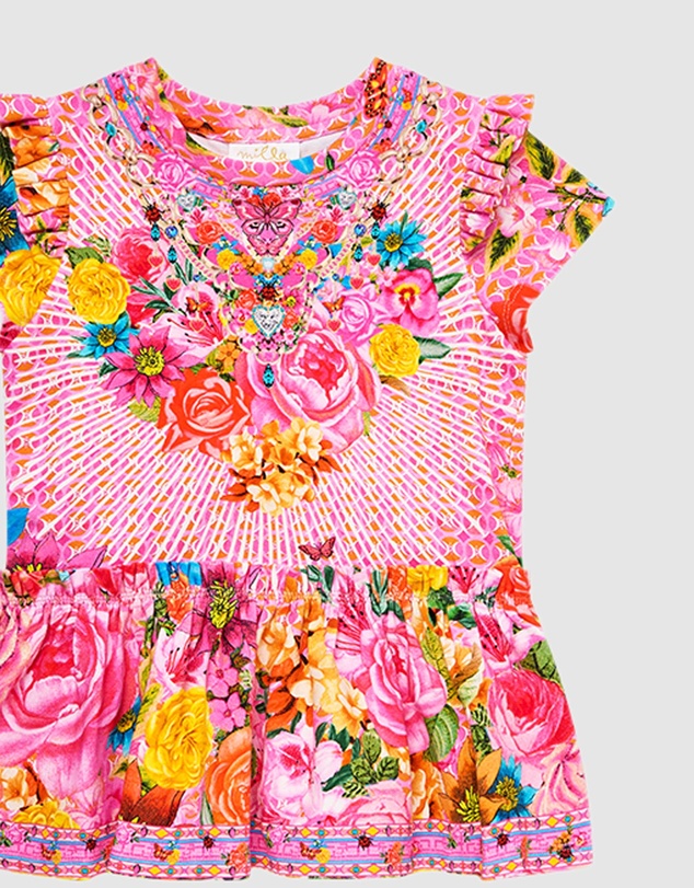 Camilla - Frilled Tee Dress - Babies