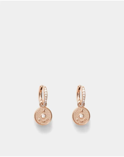 MIMCO - Amulet Charm Hoop Earrings