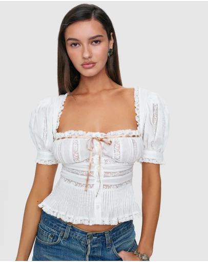 For Love & Lemons - Victorian Top