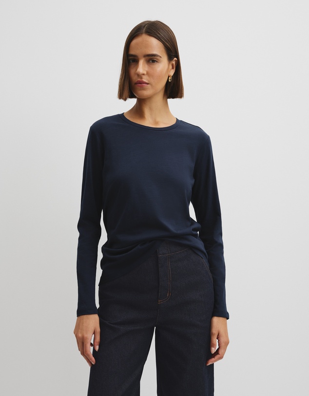 Country Road - Australian Good Earth Cotton Textured Slub T-shirt