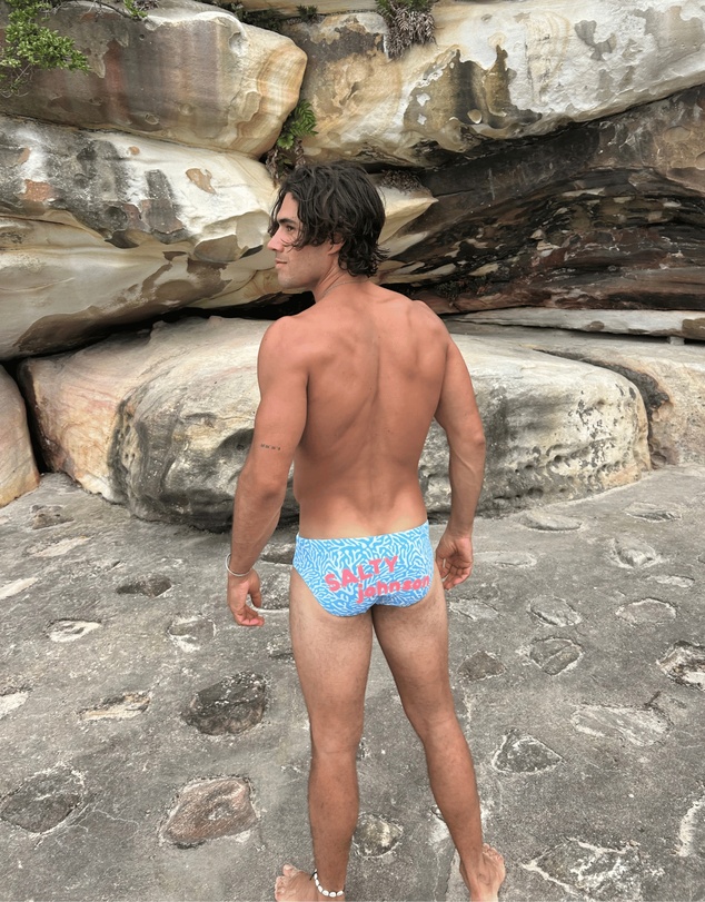 Salty Johnson - Coral Blue Brief