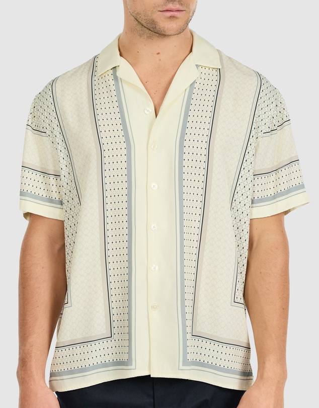 Tarocash - Nicco Viscose Geo Shirt