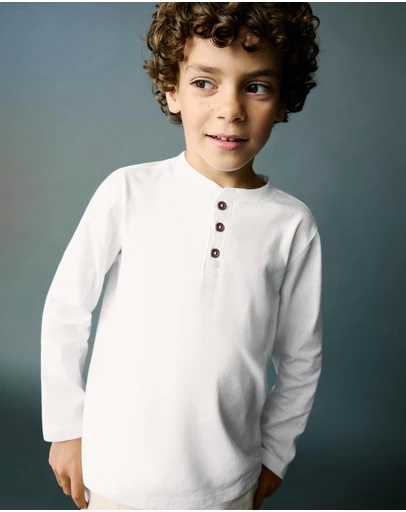 M.N.G - Henleyb T-Shirt - Babies-Kids