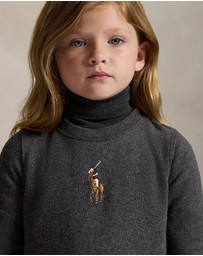 Polo Ralph Lauren - Big Pony Fleece Sweatshirt Dress - ICONIC EXCLUSIVE - Babies-Kids