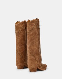Steve Madden - Streamline Cognac Boots