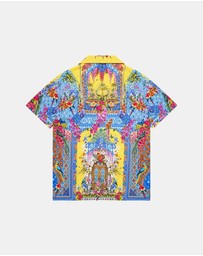 Camilla - Short Sleeve Camp Collared Shirt - Kids-Teens