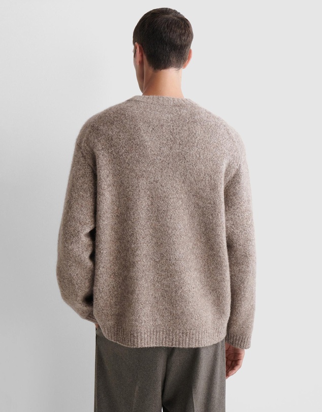 COS - Oversized Alpaca-Blend Crew-Neck